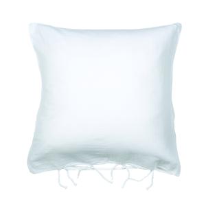 Taie d'oreiller gaze de coton blanc 65X65 CM