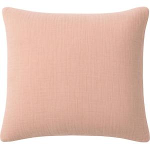Taie d'oreiller gaze de coton rose lotus 65x65 cm