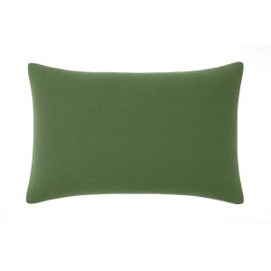 Taie d'oreiller gaze de coton vert cèdre 50x70 cm