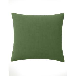 Taie d'oreiller gaze de coton vert cèdre 65x65 cm