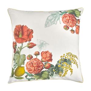 Taie d'oreiller lavé percale de coton 80 fils/cm² rose 63x6…