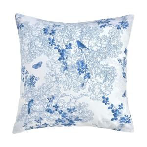 Taie d'oreiller  percale de coton blanc 63x63 cm