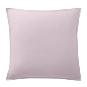 Taie d'oreiller percale de coton tourterelle 65x65 cm