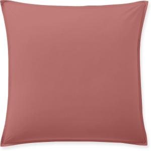 Taie d'oreiller percale de coton vieux rose 65x65 cm