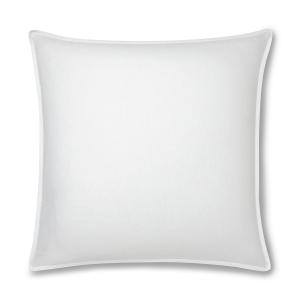 Taie d'oreiller percale lavée de coton blanc 50x70