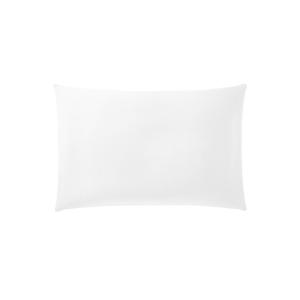 Taie d'oreiller sans volant coton blanc 50x75 cm