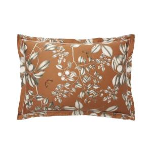 Taie d'oreiller  satin de coton 120 fils/cm² orange 50x70 c…