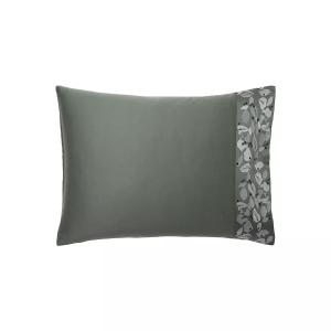 Taie d'oreiller  satin de coton 120 fils/cm² vert 50x70 cm