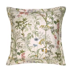Taie d'oreiller  satin de coton vert 63x63 cm