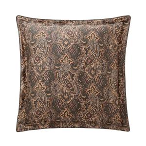 Taie d'oreiller satin vert foncé 65x65 cm