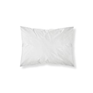 Taie d'oreiller uni en Coton Blanc 50x70 cm