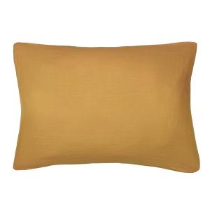 Taie d'oreiller (x1) 50x70 jaune safran