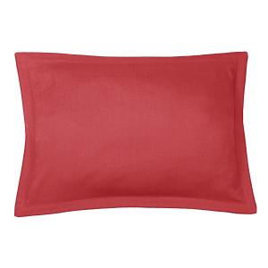 Taie d'oreiller (x1) 50x70 rose framboise
