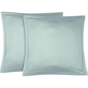 Taie d'oreiller (x2) 65x65 bleu aqua