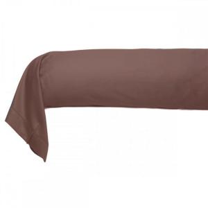Taie de traversin 86x185 cm satin de coton rose