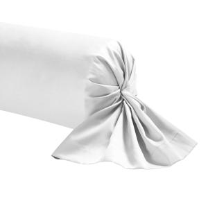 Taie de traversin coton blanc blanc 180 cm (traversin)