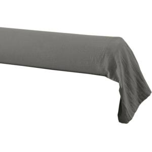 Taie de traversin en gaze de en coton granite 85x185 cm