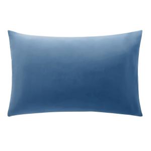Taie sac 63x63 bleu océan en coton
