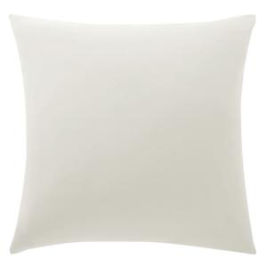Taie sac en coton blanc ivoire 63x63cm