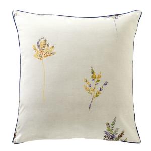 Taie sac en coton jaune 50x70cm