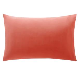 Taie sac en coton orange poterie 50x70cm