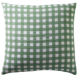 Taie sac en coton vert céladon 63x63cm