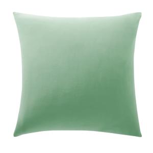 Taie sac en coton vert jade 50x70cm