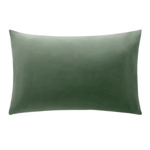 Taie sac en coton vert lichen 50x70cm