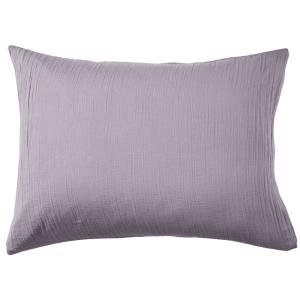 Taie sac en coton violet parme 50x70cm