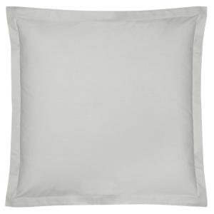 Taies d'oreiller en coton bio galet 65 x 65 cm