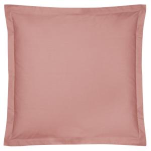 Taies d'oreiller en coton bio rose des sables 65 x 65 cm