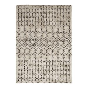 Tapis 100% coton recyclé motifs berbères écru naturel 120x1…