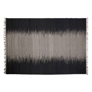 Tapis 100% laine noir 240 x 170 cm