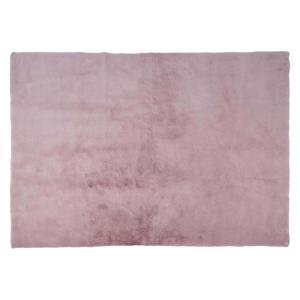 Tapis  120x170cm imitation fourrure fine rose