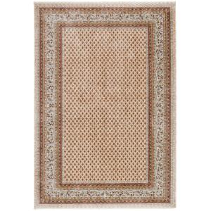 Tapis à bordure classique en polyester beige multicolore 60…