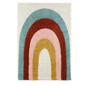 Tapis à motif arc-en-ciel - 160x230cm Multicolore Polypropy…