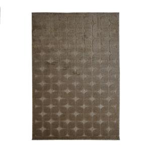 Tapis à motif géométrique beige 120x170