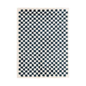 Tapis à poil haut doux et confortable bleu 120x170