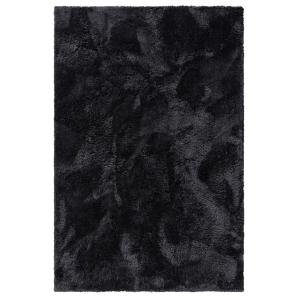 Tapis à poils longs anthracite 160x230