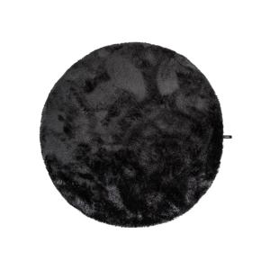 Tapis à poils longs anthracite D 160 rond