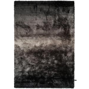 Tapis à poils longs anthracite/gris 140x200