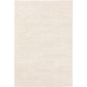 Tapis à poils longs blanc 140x200