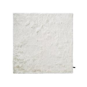 Tapis à poils longs blanc 150x150