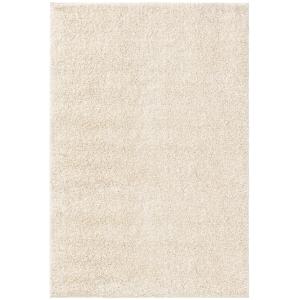 Tapis à poils longs crème 80x150