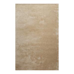 Tapis à poils longs, doux et moelleux, beige crème  80x150
