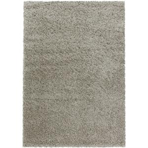 Tapis à poils longs doux greige 120x170cm