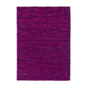 Tapis à poils longs eff soyeux prune 120x170