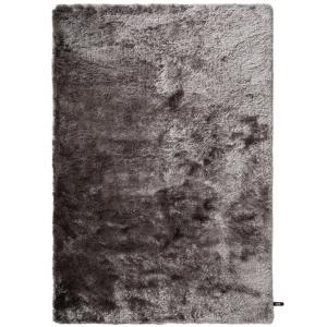 Tapis à poils longs gris 140x200