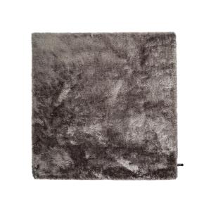 Tapis à poils longs gris 60x60