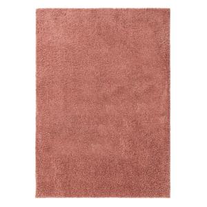 Tapis à poils longs rose 200x250